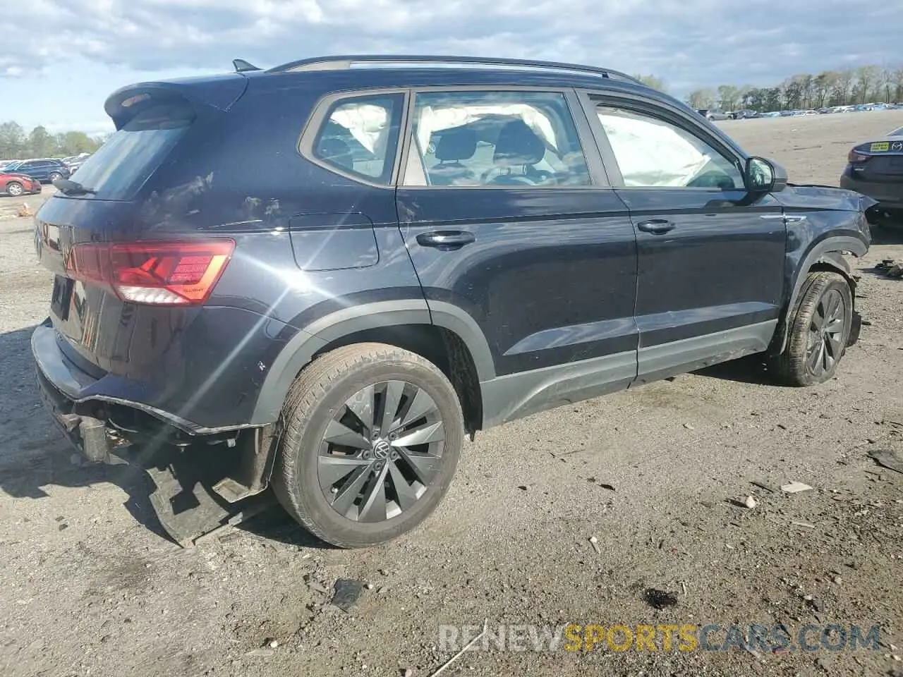 3 Photograph of a damaged car 3VVCX7B27NM070553 VOLKSWAGEN TAOS S 2022