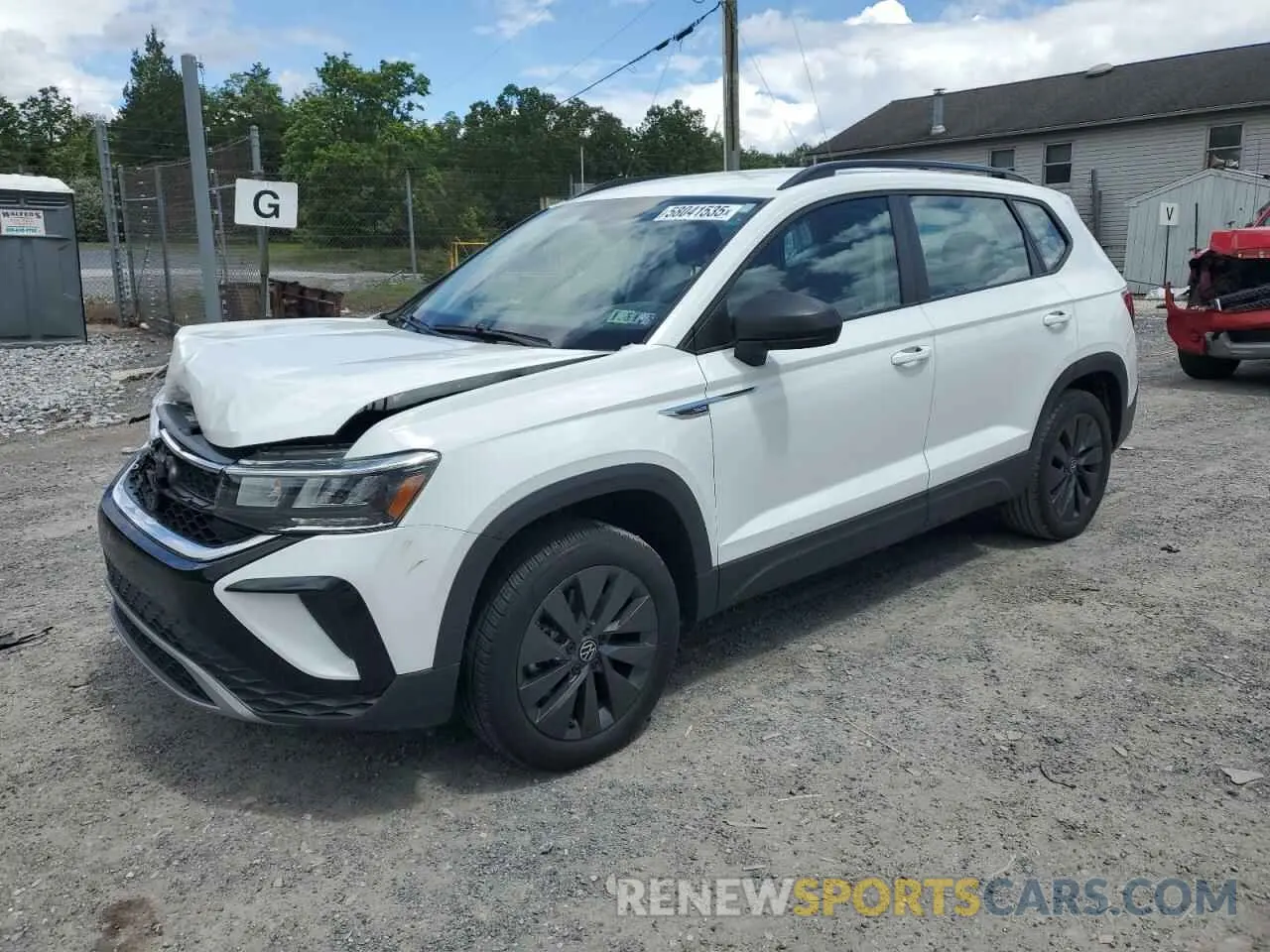 1 Фотография поврежденного автомобиля 3VVCX7B28PM317890 VOLKSWAGEN TAOS S 2023