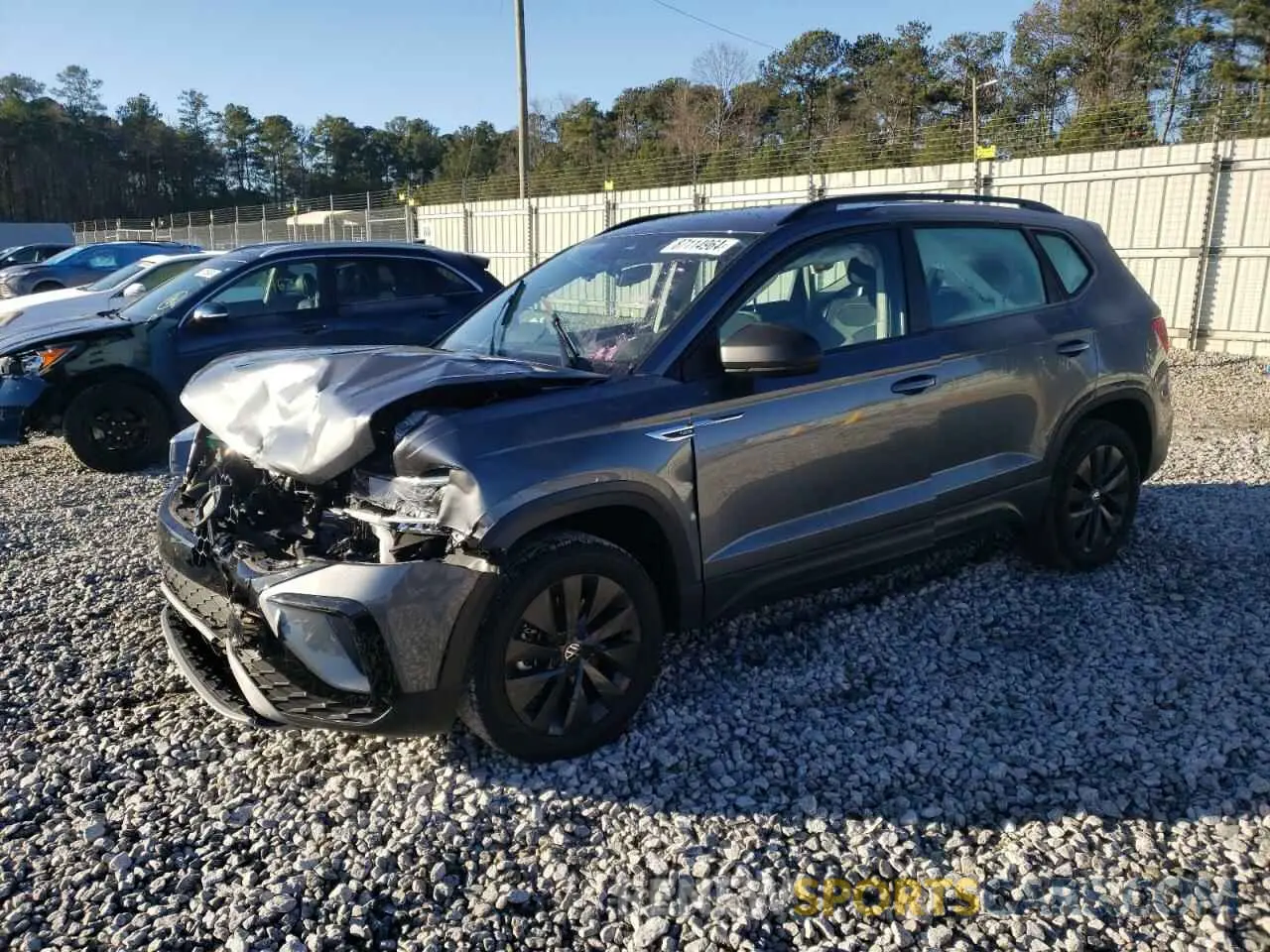 1 Photograph of a damaged car 3VV5X7B22RM001848 VOLKSWAGEN TAOS S 2024