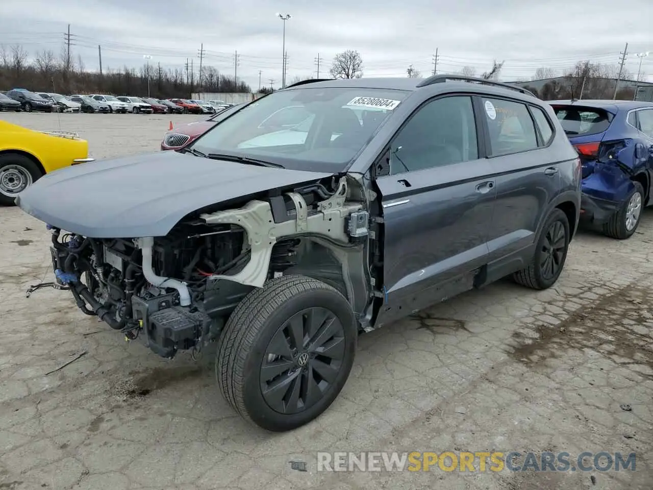 1 Photograph of a damaged car 3VV5X7B23RM076929 VOLKSWAGEN TAOS S 2024