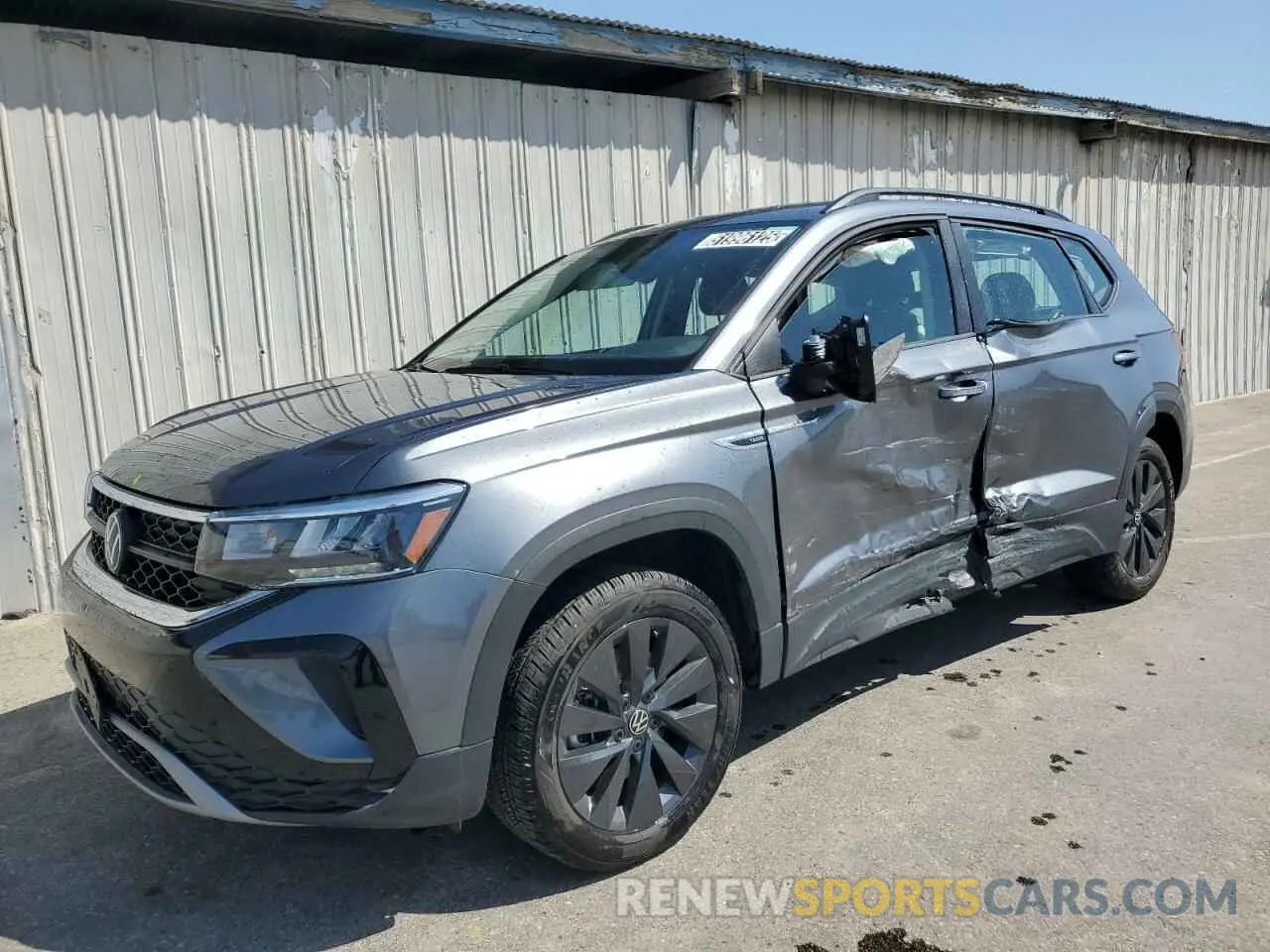 1 Photograph of a damaged car 3VV5X7B24RM078138 VOLKSWAGEN TAOS S 2024