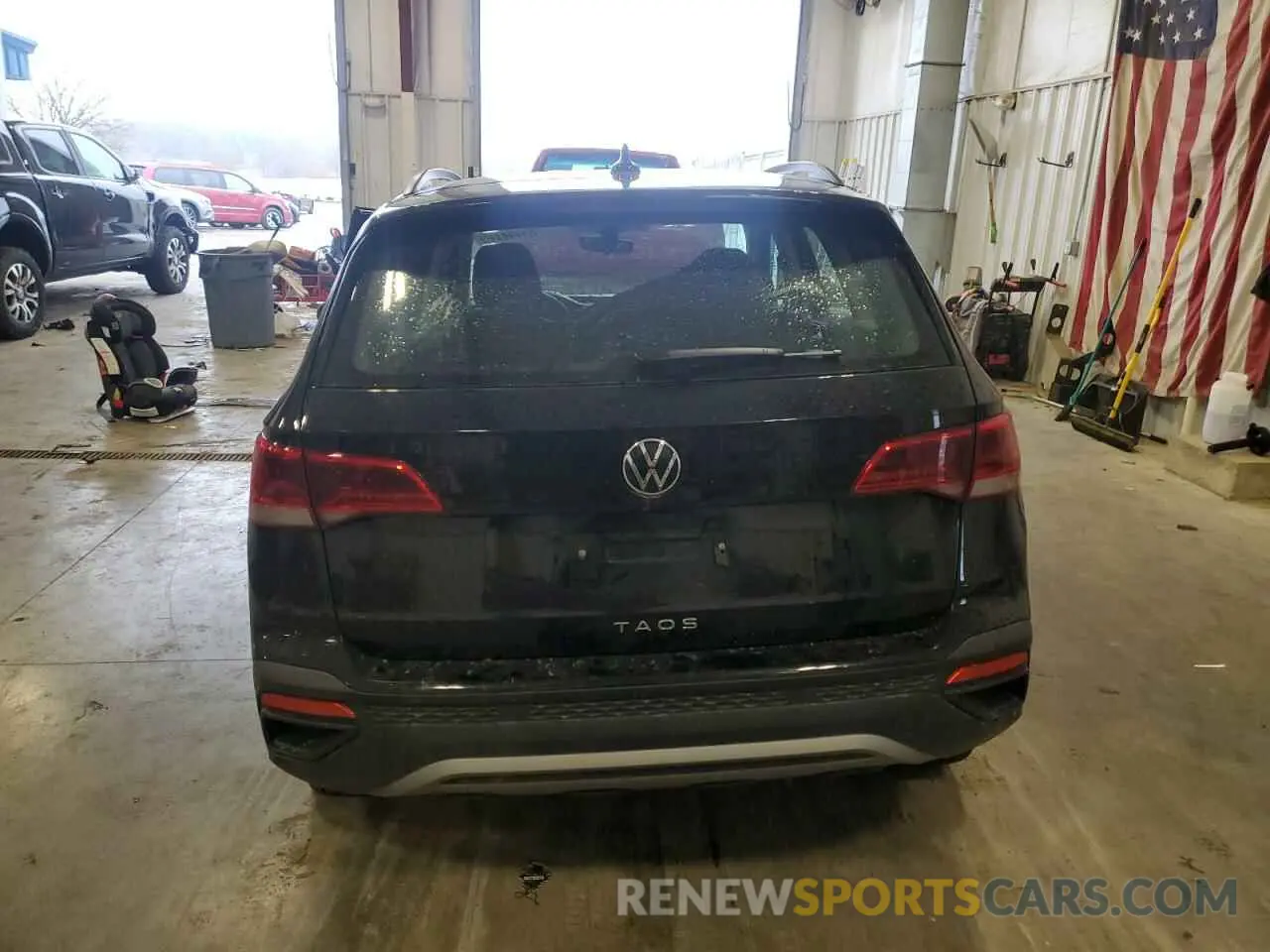 6 Фотография поврежденного автомобиля 3VV5X7B25RM073501 VOLKSWAGEN TAOS S 2024