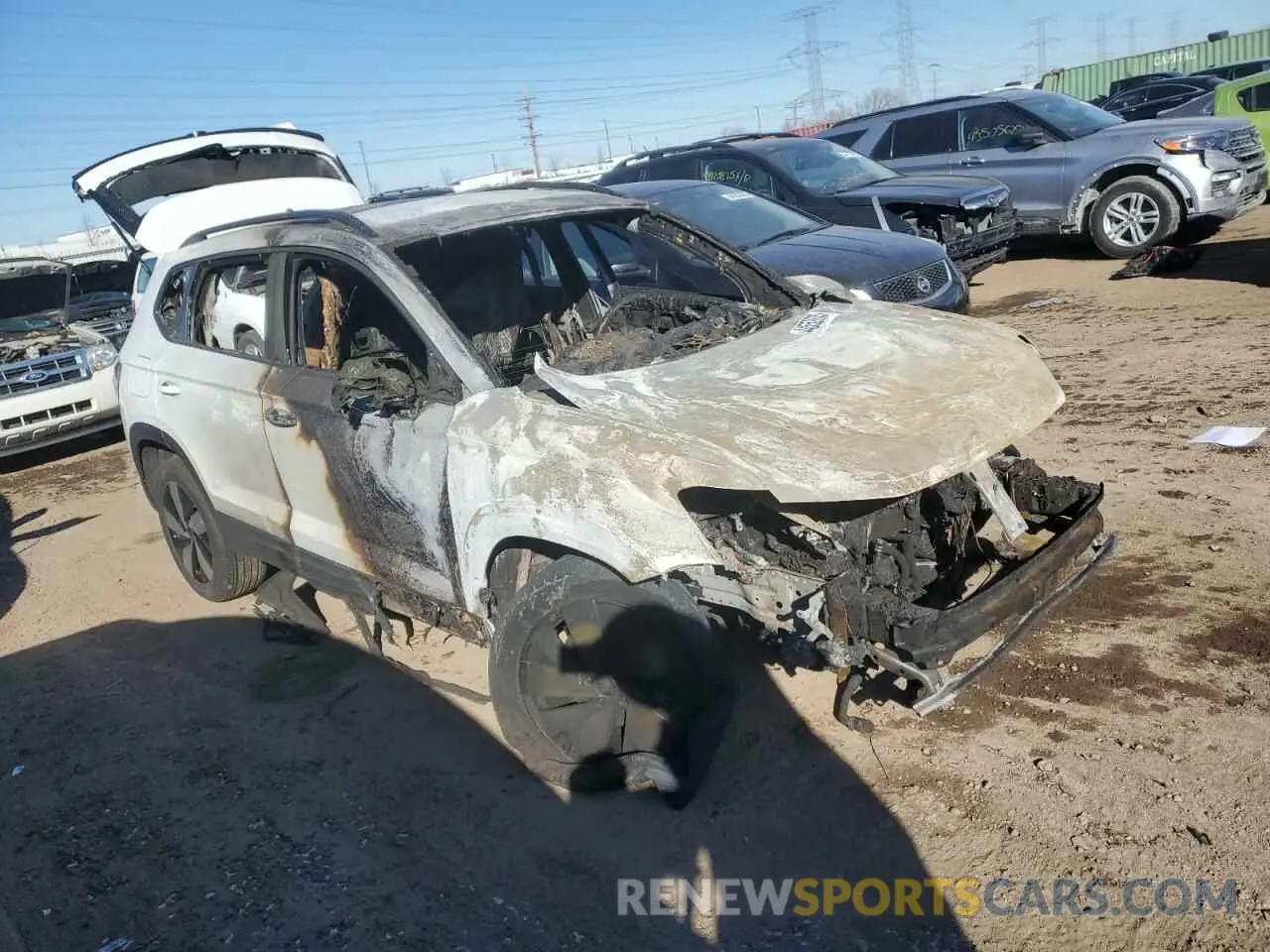 4 Photograph of a damaged car 3VV8C7B25SM011868 VOLKSWAGEN TAOS S 2025