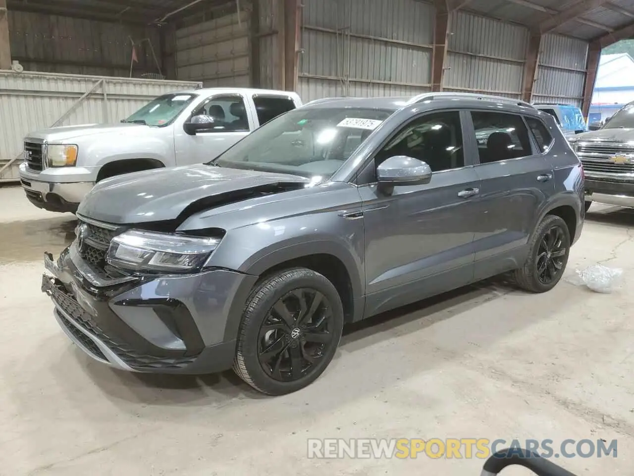 1 Photograph of a damaged car 3VVTX7B25NM050964 VOLKSWAGEN TAOS SE 2022
