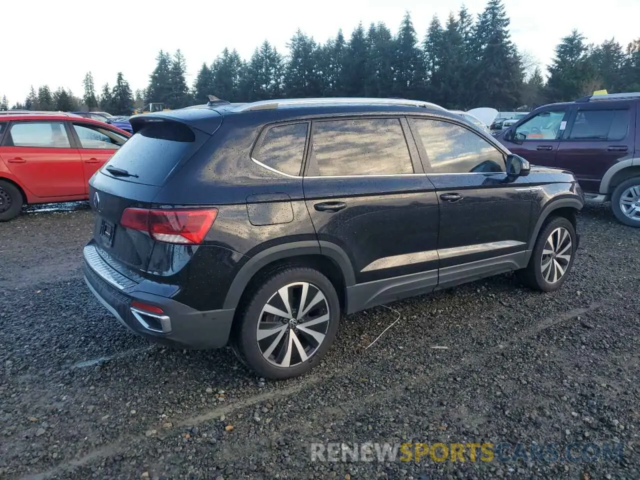 3 Photograph of a damaged car 3VVYX7B26NM061588 VOLKSWAGEN TAOS SE 2022