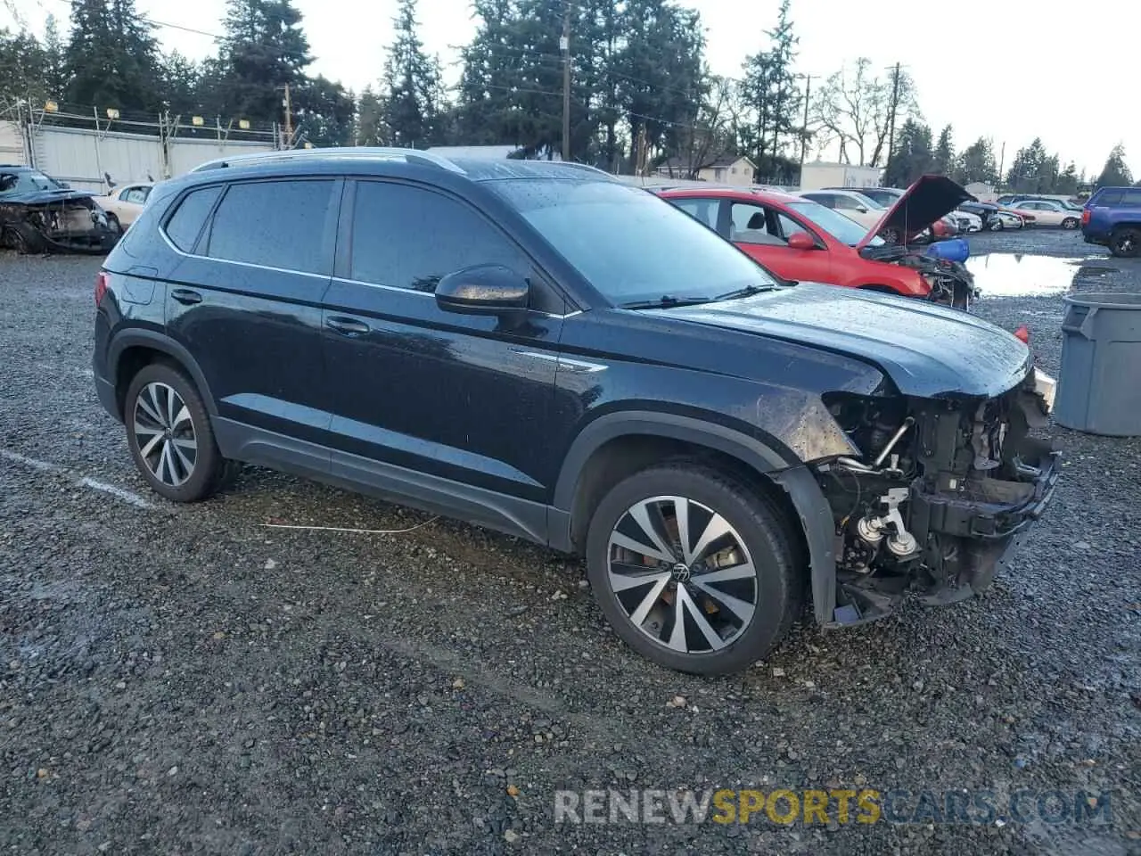 4 Photograph of a damaged car 3VVYX7B26NM061588 VOLKSWAGEN TAOS SE 2022