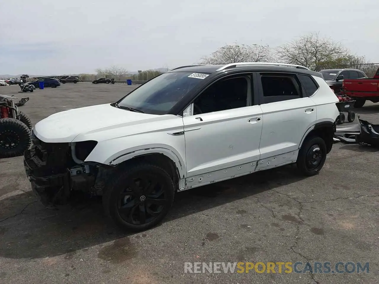 1 Photograph of a damaged car 3VVEX7B20PM365781 VOLKSWAGEN TAOS SE 2023