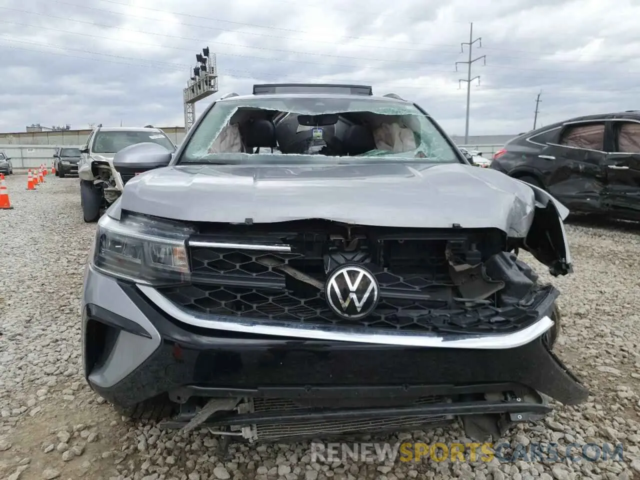 5 Фотография поврежденного автомобиля 3VVEX7B27PM334558 VOLKSWAGEN TAOS SE 2023