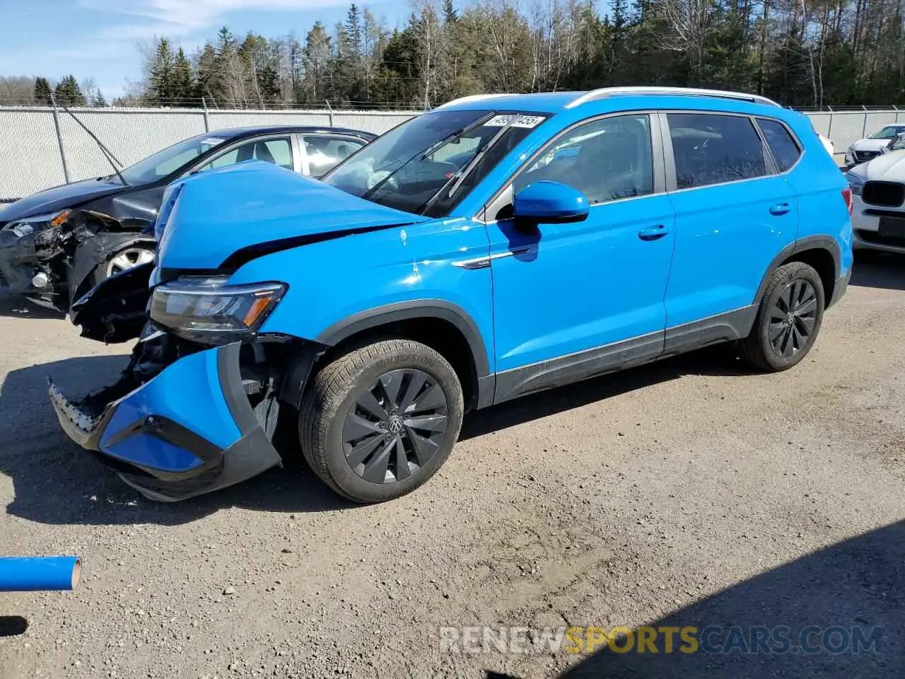 1 Photograph of a damaged car 3VVSX7B26PM363116 VOLKSWAGEN TAOS SE 2023