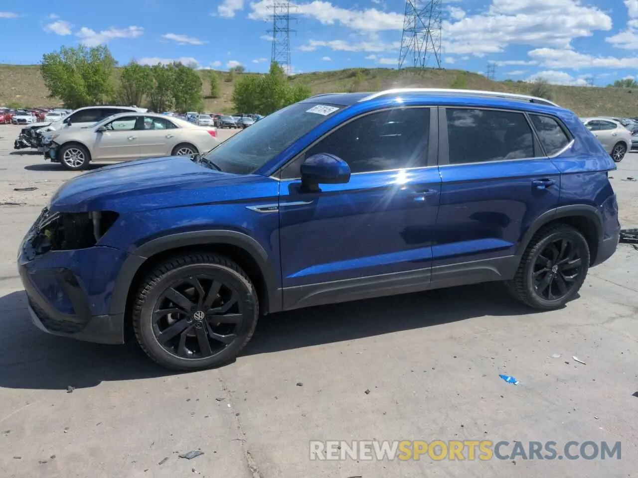 1 Photograph of a damaged car 3VVYX7B24PM322686 VOLKSWAGEN TAOS SE 2023