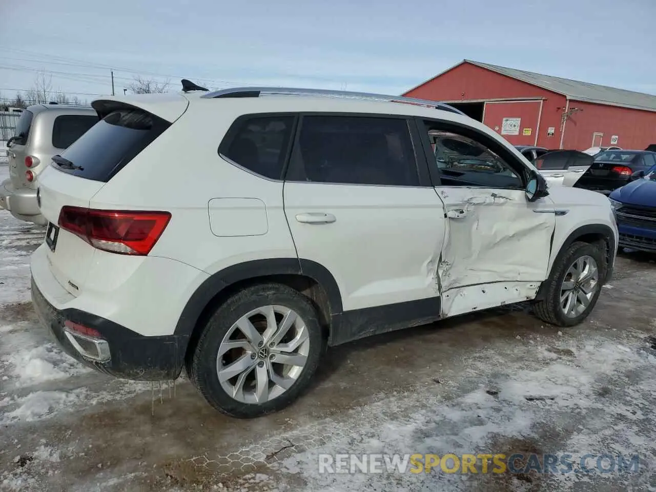 3 Фотография поврежденного автомобиля 3VVLX7B23NM017235 VOLKSWAGEN TAOS SE IQ 2022