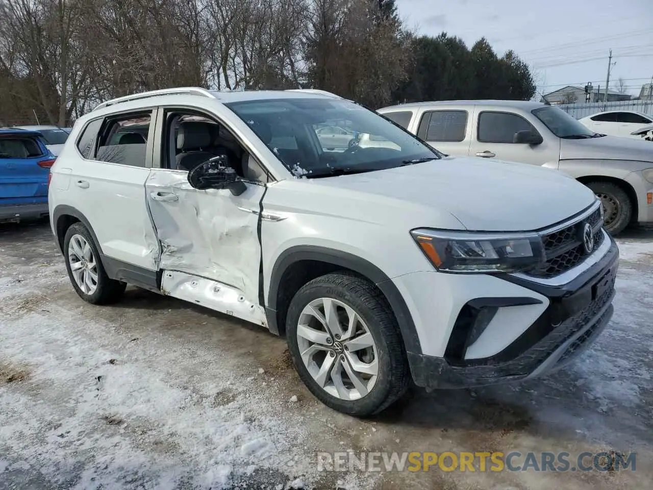 4 Фотография поврежденного автомобиля 3VVLX7B23NM017235 VOLKSWAGEN TAOS SE IQ 2022