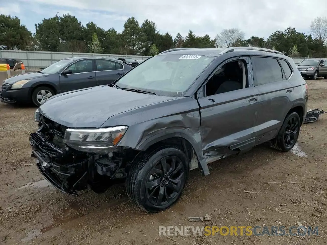 1 Photograph of a damaged car 3VVLX7B28NM041868 VOLKSWAGEN TAOS SE IQ 2022