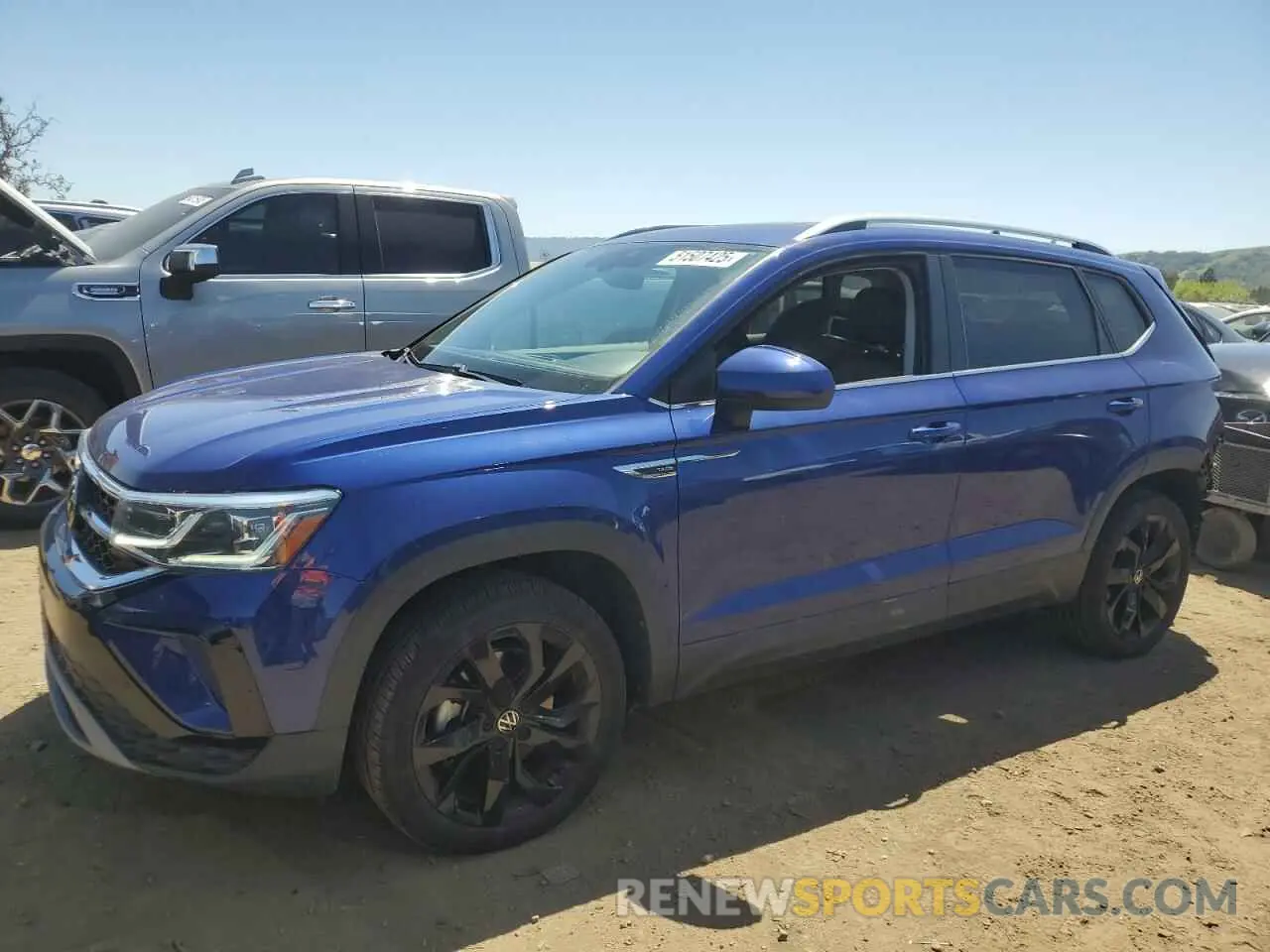 1 Photograph of a damaged car 3VV1X7B28NM013222 VOLKSWAGEN TAOS SEL 2022