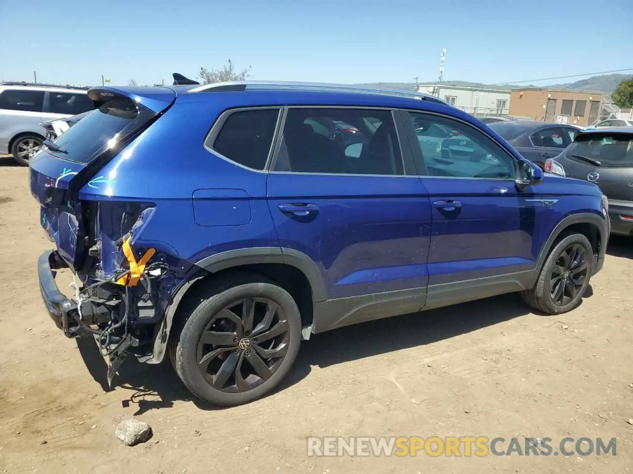 3 Photograph of a damaged car 3VV1X7B28NM013222 VOLKSWAGEN TAOS SEL 2022