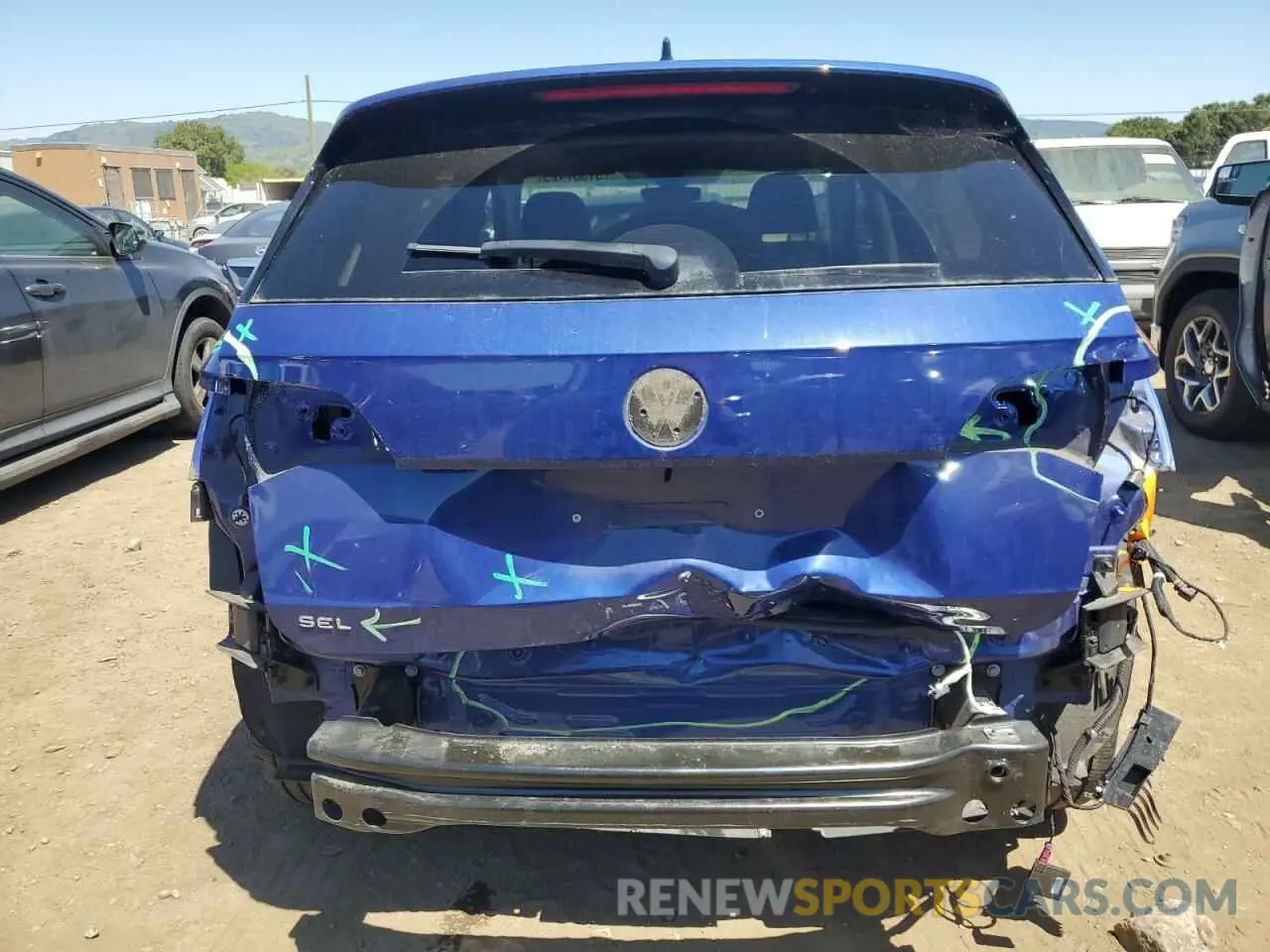 6 Photograph of a damaged car 3VV1X7B28NM013222 VOLKSWAGEN TAOS SEL 2022
