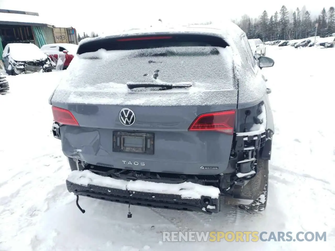 6 Photograph of a damaged car 3VV2X7B20NM030861 VOLKSWAGEN TAOS SEL 2022