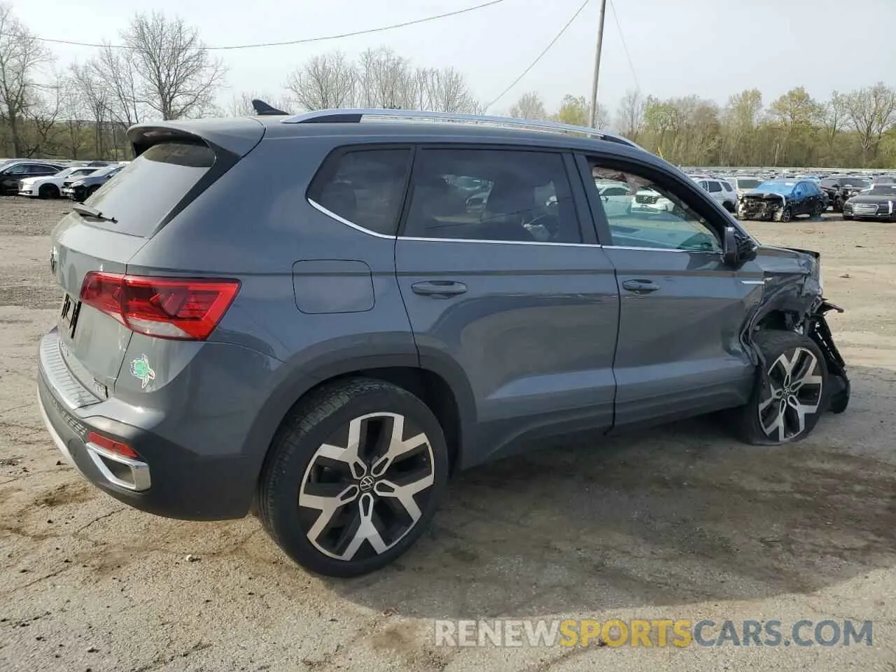 3 Фотография поврежденного автомобиля 3VV2X7B26NM054582 VOLKSWAGEN TAOS SEL 2022