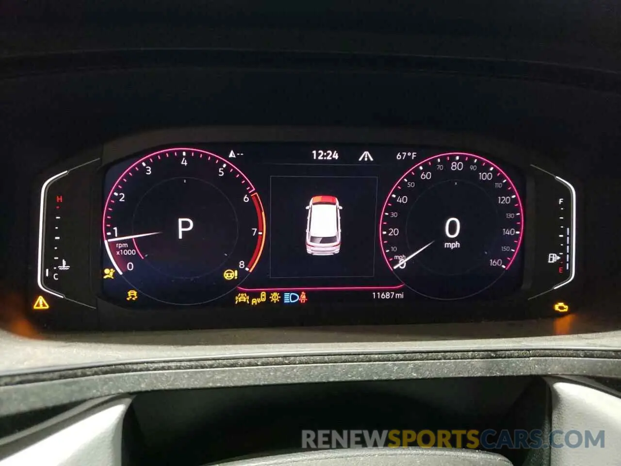 9 Фотография поврежденного автомобиля 3VV4X7B26RM040518 VOLKSWAGEN TAOS SEL 2024