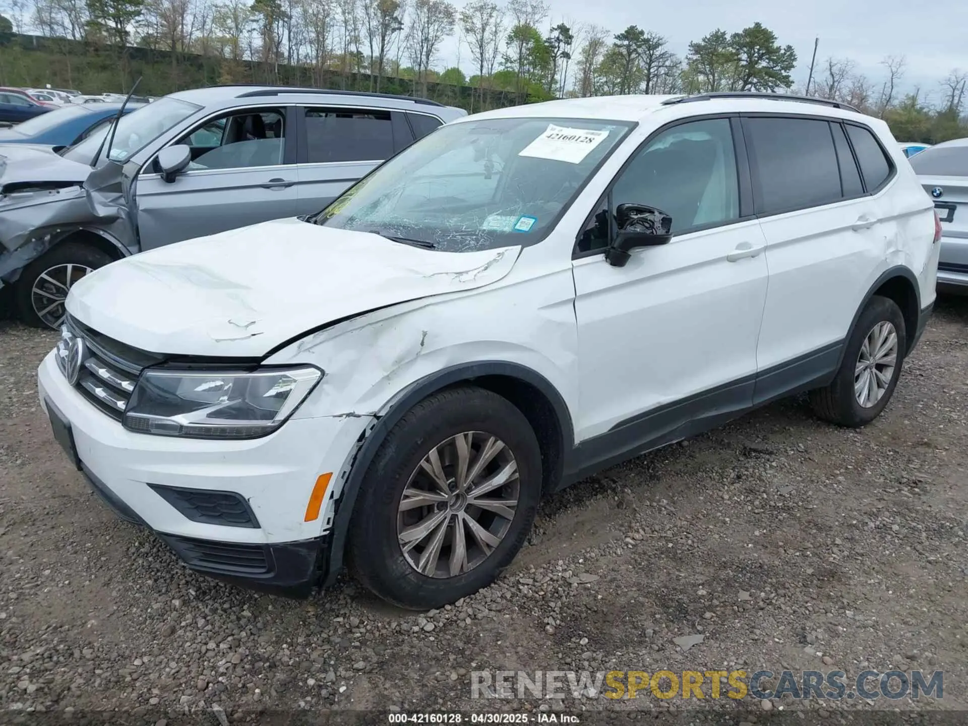 2 Фотография поврежденного автомобиля 3VV0B7AX9KM055305 VOLKSWAGEN TIGUAN 2019