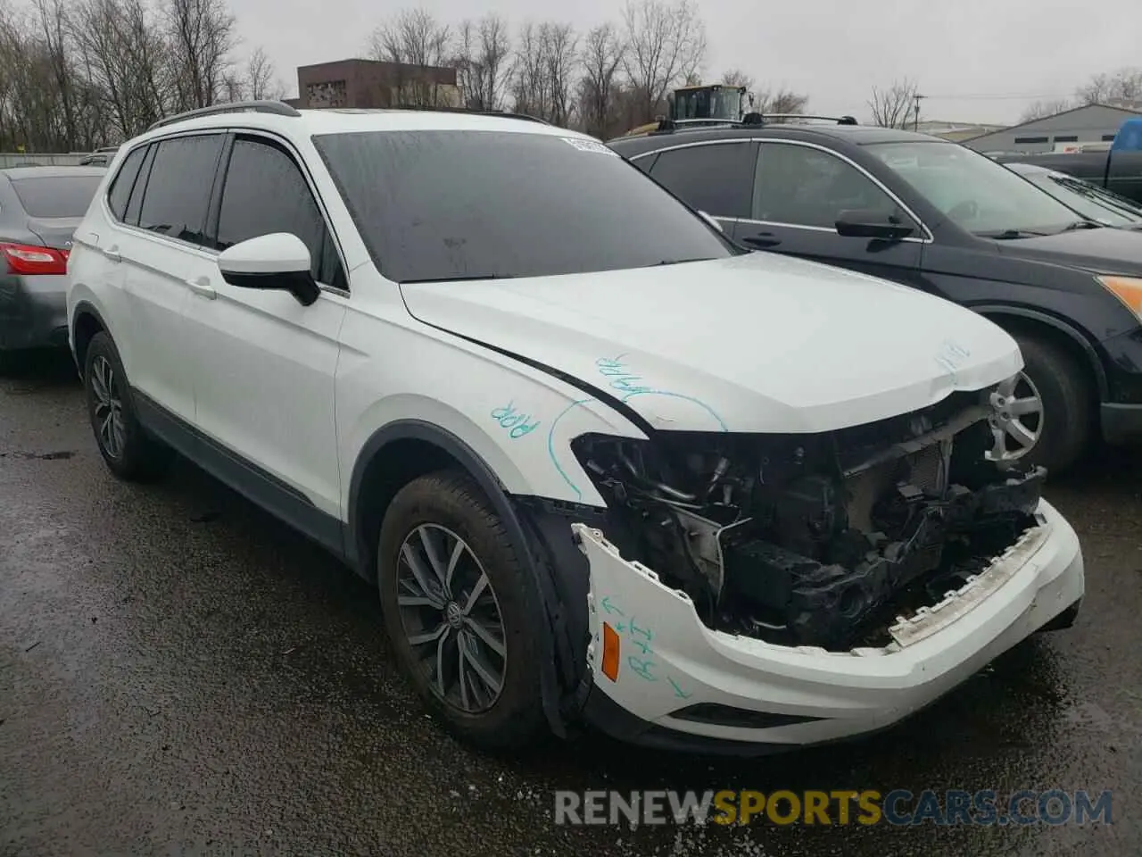 4 Фотография поврежденного автомобиля 3VV2B7AX2KM032361 VOLKSWAGEN TIGUAN 2019