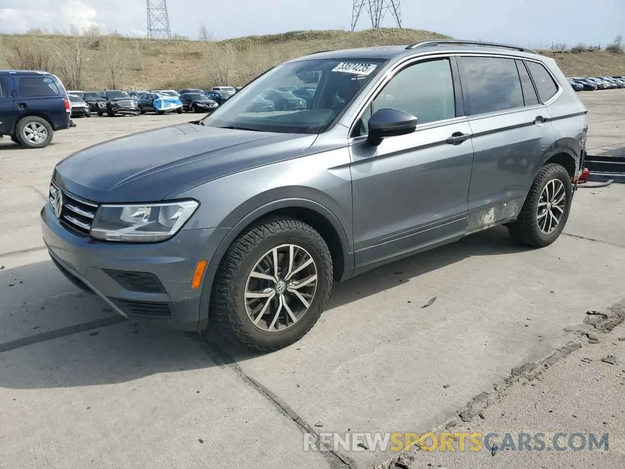 1 Photograph of a damaged car 3VV2B7AX5KM089363 VOLKSWAGEN TIGUAN 2019