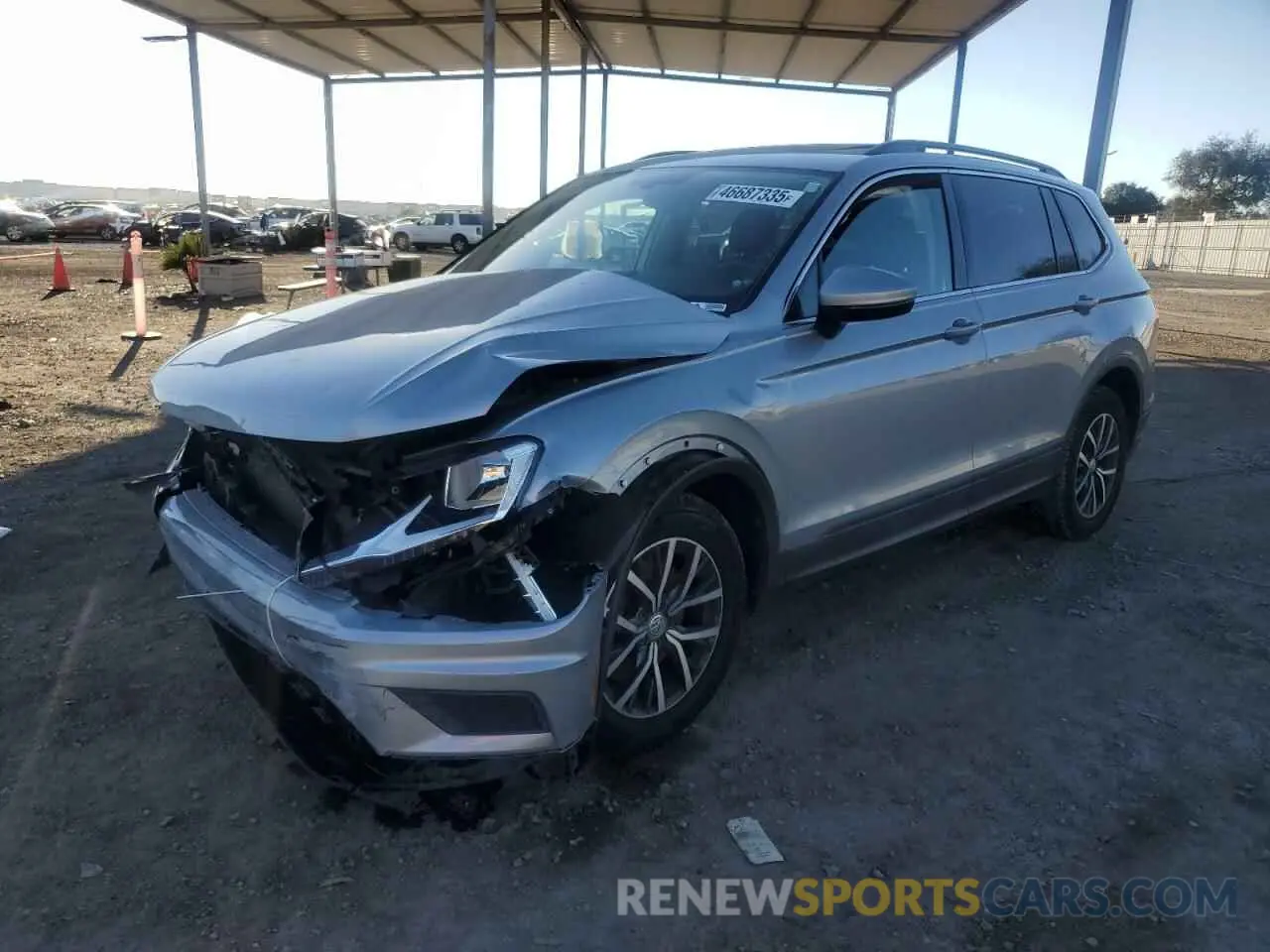 1 Фотография поврежденного автомобиля 3VV2B7AX8KM152407 VOLKSWAGEN TIGUAN 2019