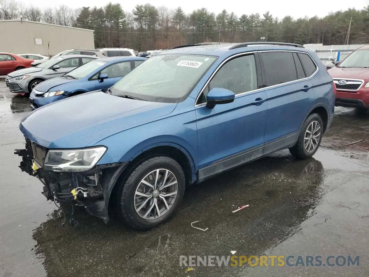 1 Photograph of a damaged car 3VV2B7AX9KM183777 VOLKSWAGEN TIGUAN 2019