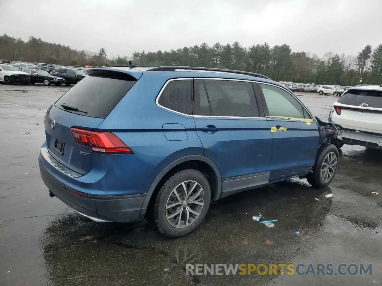 3 Photograph of a damaged car 3VV2B7AX9KM183777 VOLKSWAGEN TIGUAN 2019