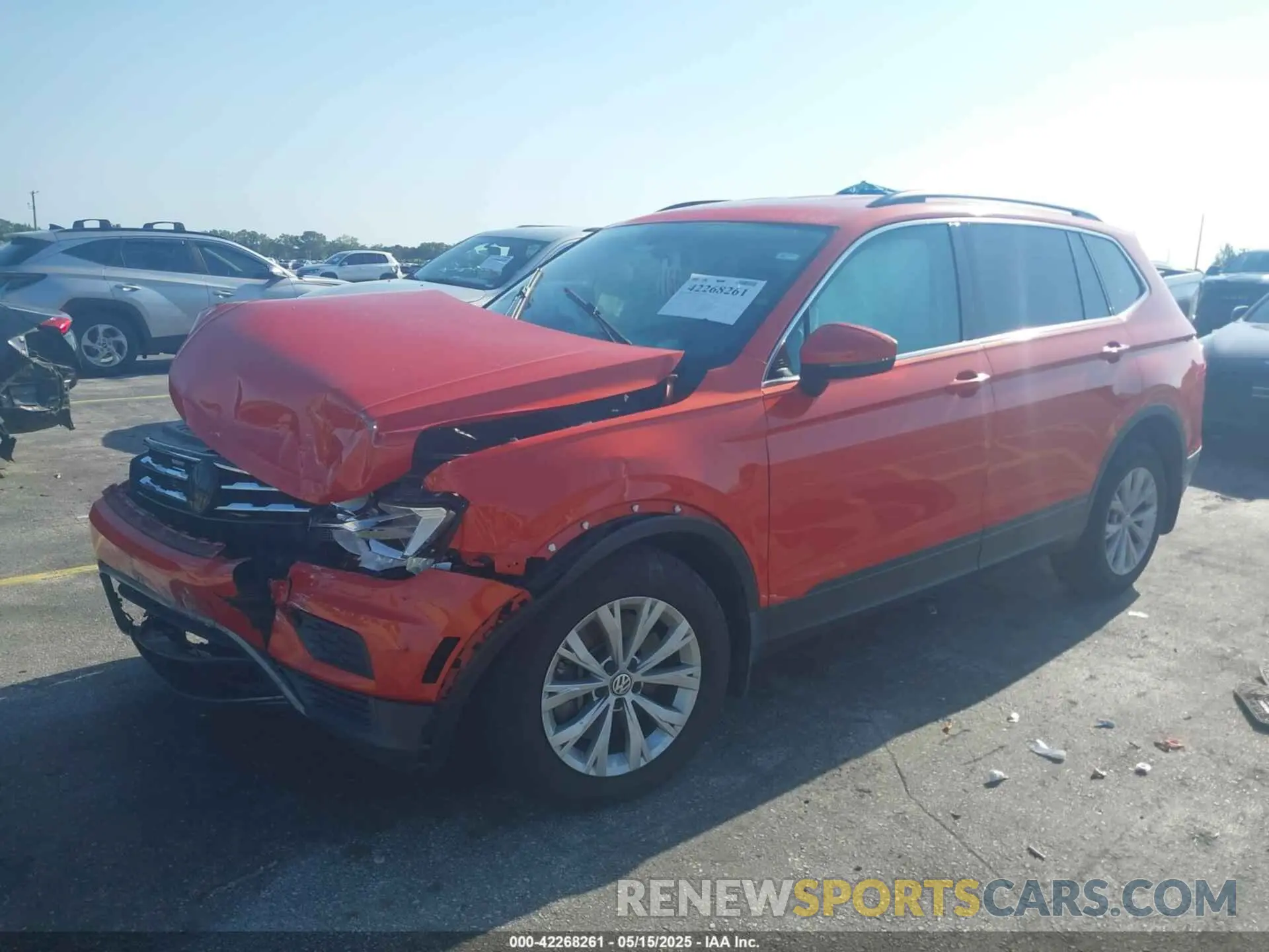 2 Photograph of a damaged car 3VV3B7AX2KM060679 VOLKSWAGEN TIGUAN 2019