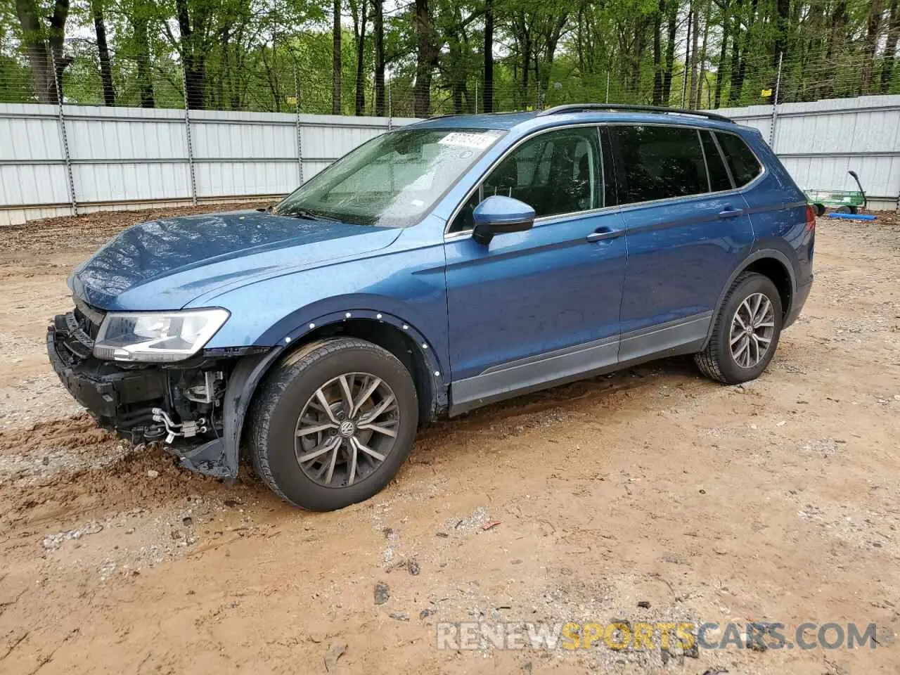 1 Photograph of a damaged car 3VV3B7AX5KM181870 VOLKSWAGEN TIGUAN 2019