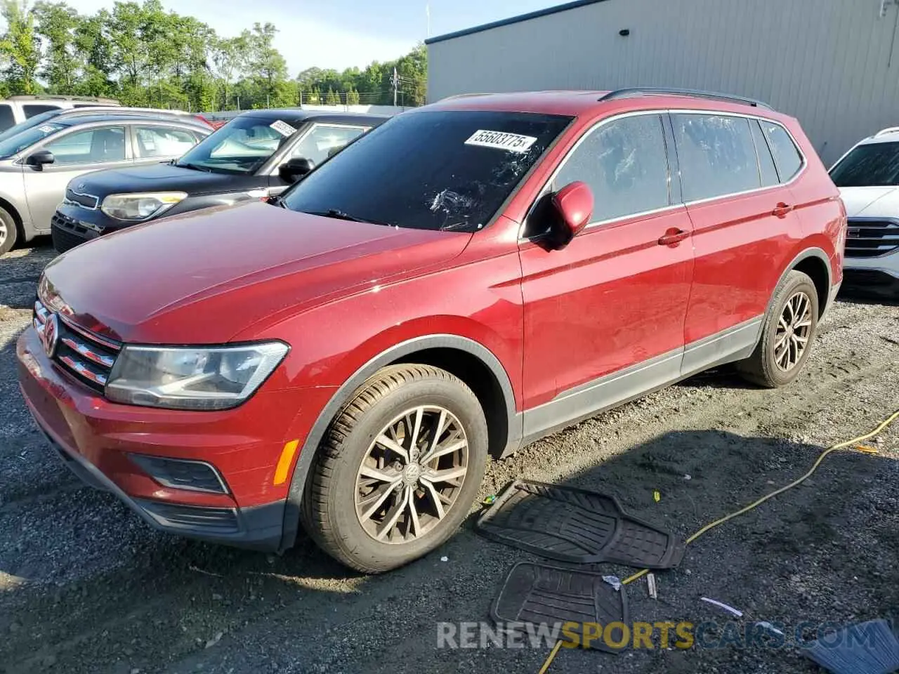 1 Photograph of a damaged car 3VV3B7AX9KM018445 VOLKSWAGEN TIGUAN 2019