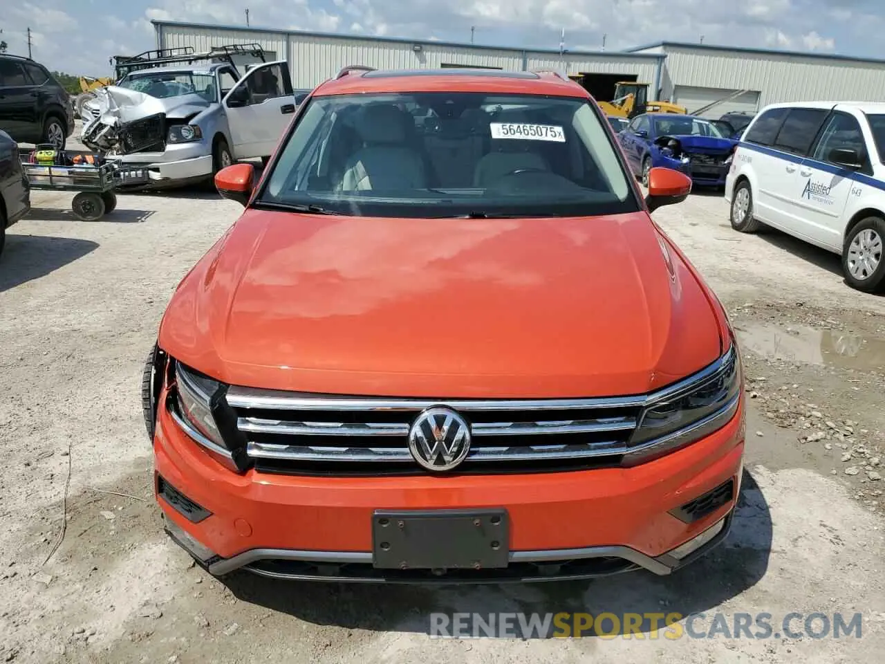 5 Фотография поврежденного автомобиля 3VV4B7AX0KM113139 VOLKSWAGEN TIGUAN 2019
