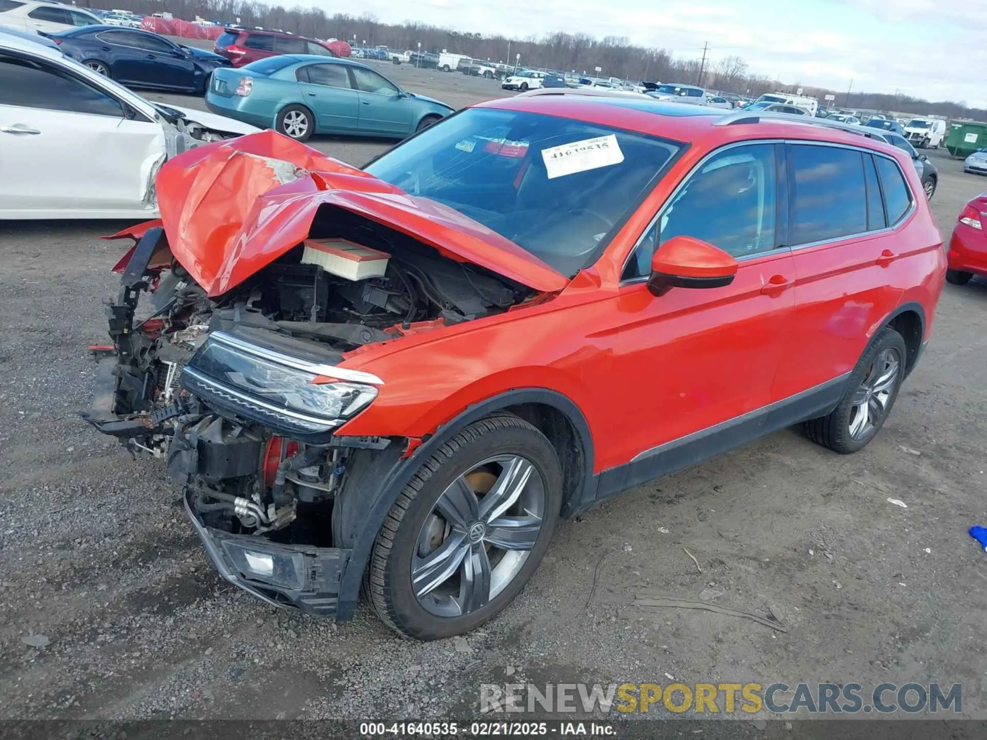 2 Фотография поврежденного автомобиля 3VV4B7AX9KM068380 VOLKSWAGEN TIGUAN 2019