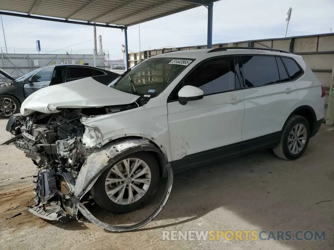 1 Photograph of a damaged car 3VV1B7AX3LM044144 VOLKSWAGEN TIGUAN 2020