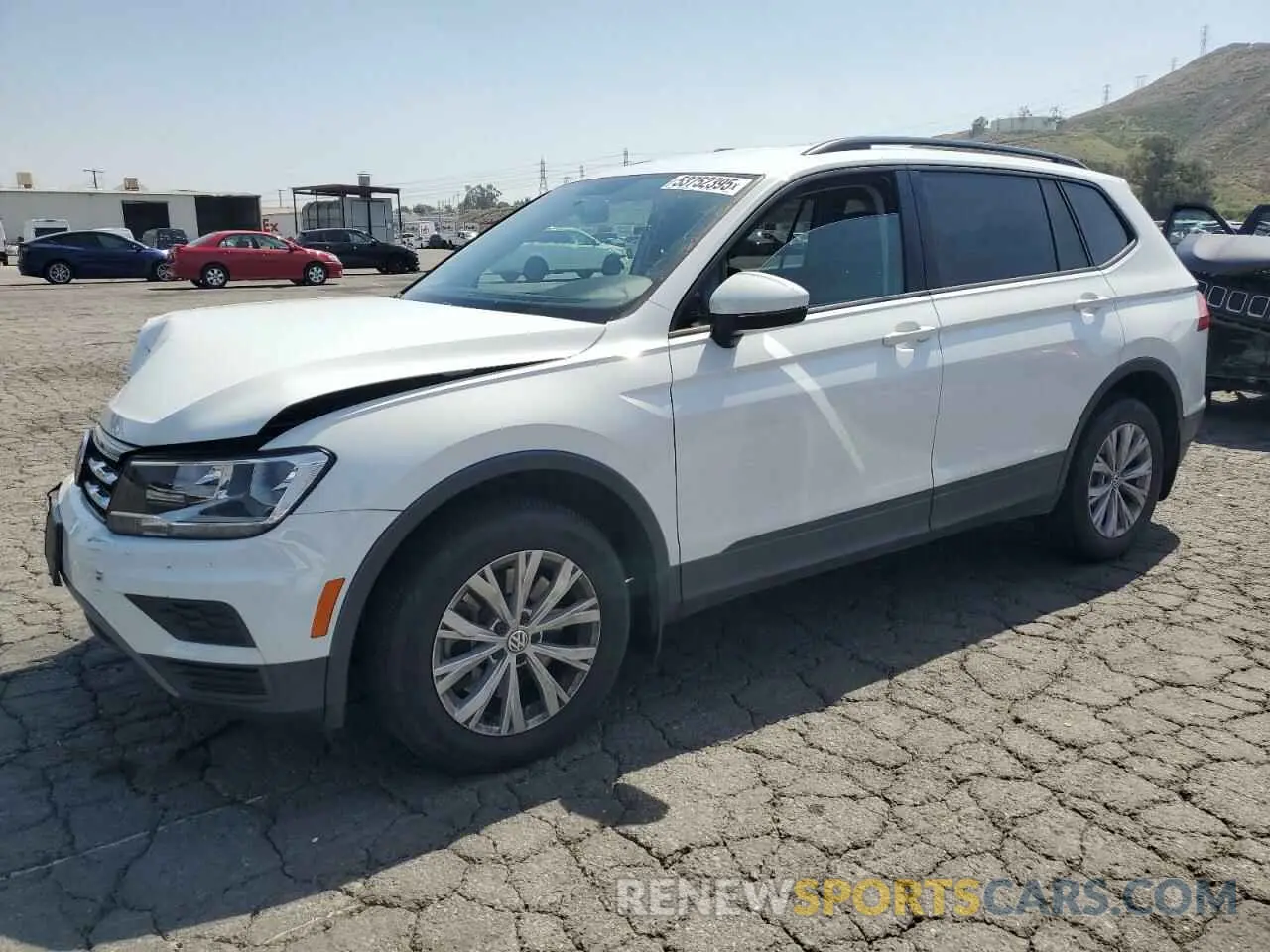 1 Photograph of a damaged car 3VV1B7AX3LM152439 VOLKSWAGEN TIGUAN 2020