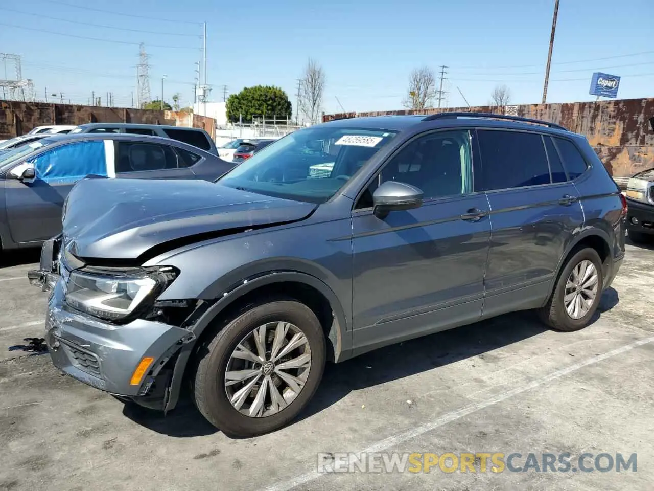 1 Photograph of a damaged car 3VV1B7AX5LM030925 VOLKSWAGEN TIGUAN 2020