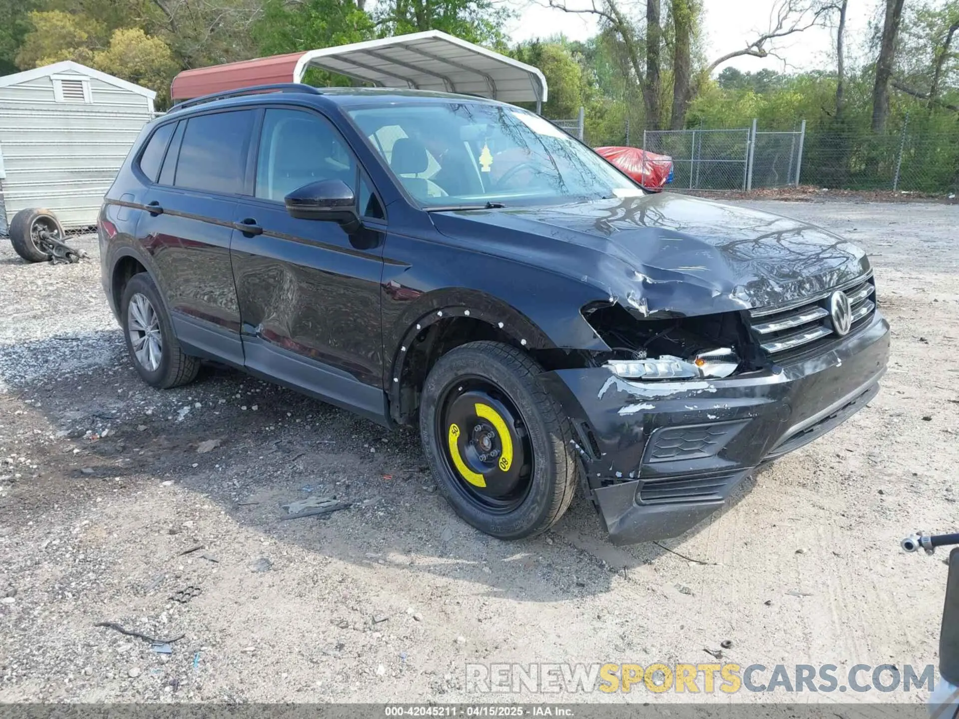 1 Photograph of a damaged car 3VV1B7AX7LM058984 VOLKSWAGEN TIGUAN 2020