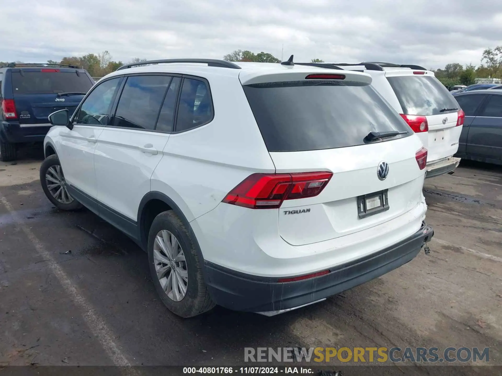 3 Фотография поврежденного автомобиля 3VV1B7AXXLM089114 VOLKSWAGEN TIGUAN 2020