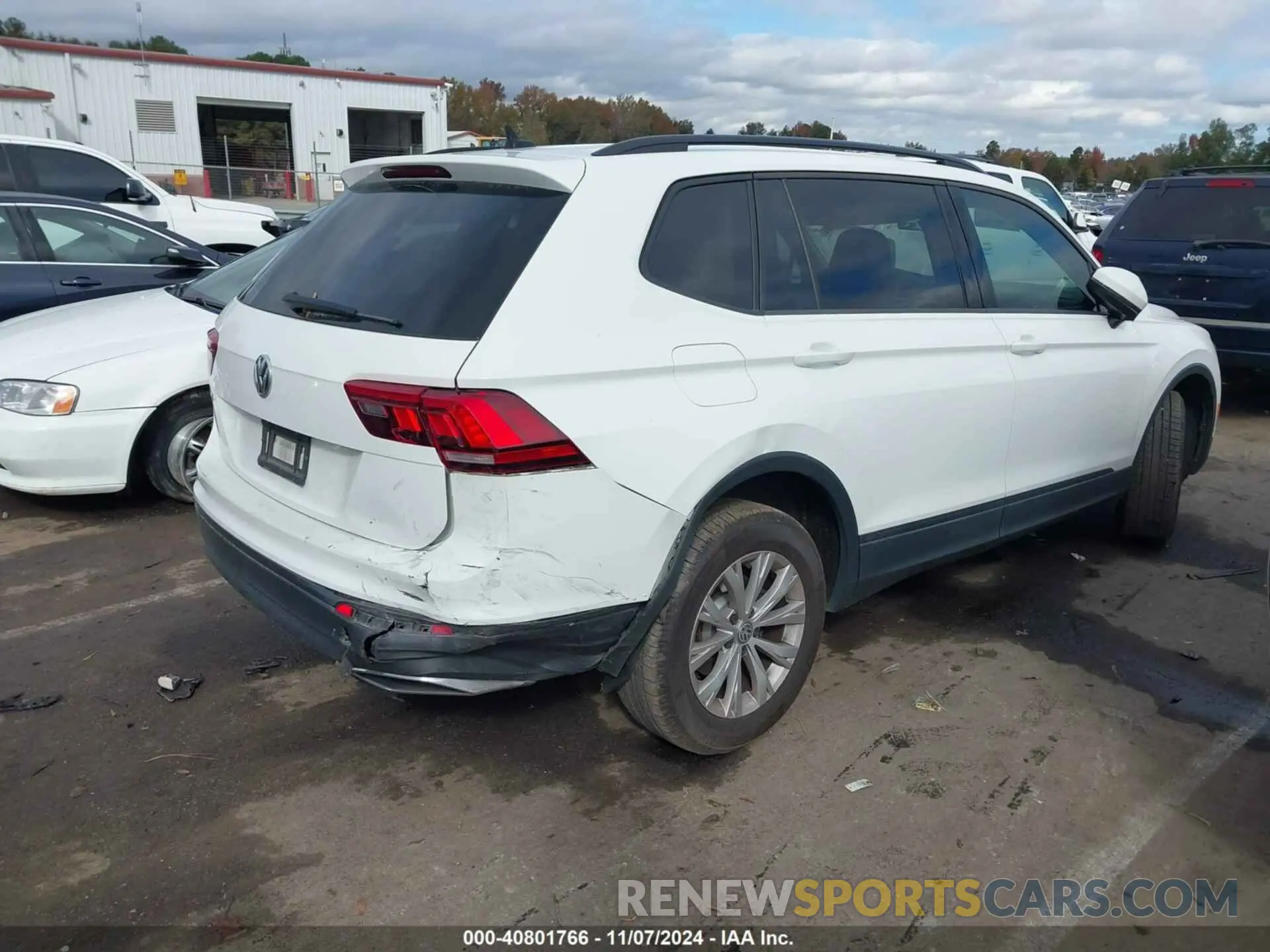 4 Фотография поврежденного автомобиля 3VV1B7AXXLM089114 VOLKSWAGEN TIGUAN 2020