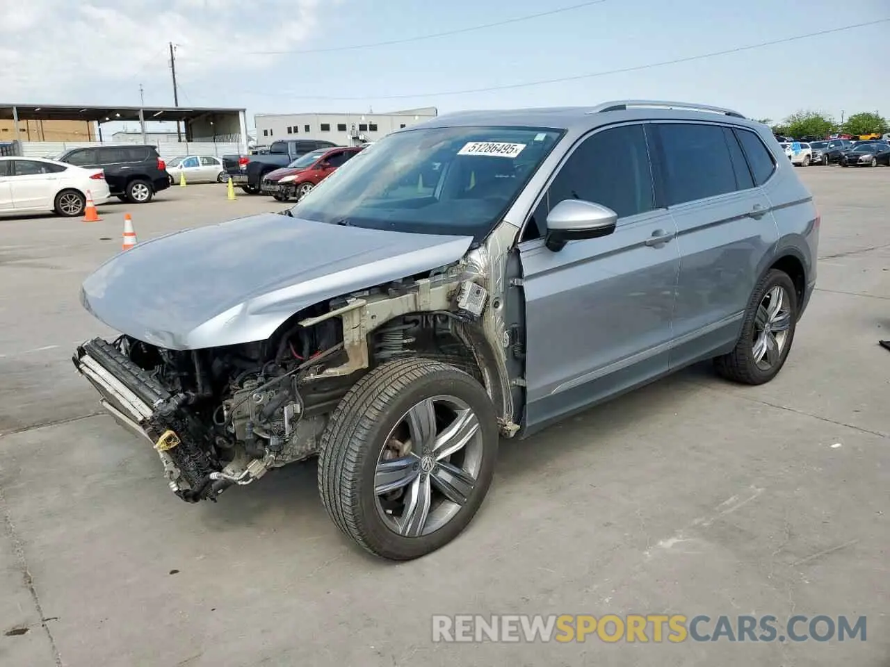 1 Photograph of a damaged car 3VV2B7AX0LM060645 VOLKSWAGEN TIGUAN 2020