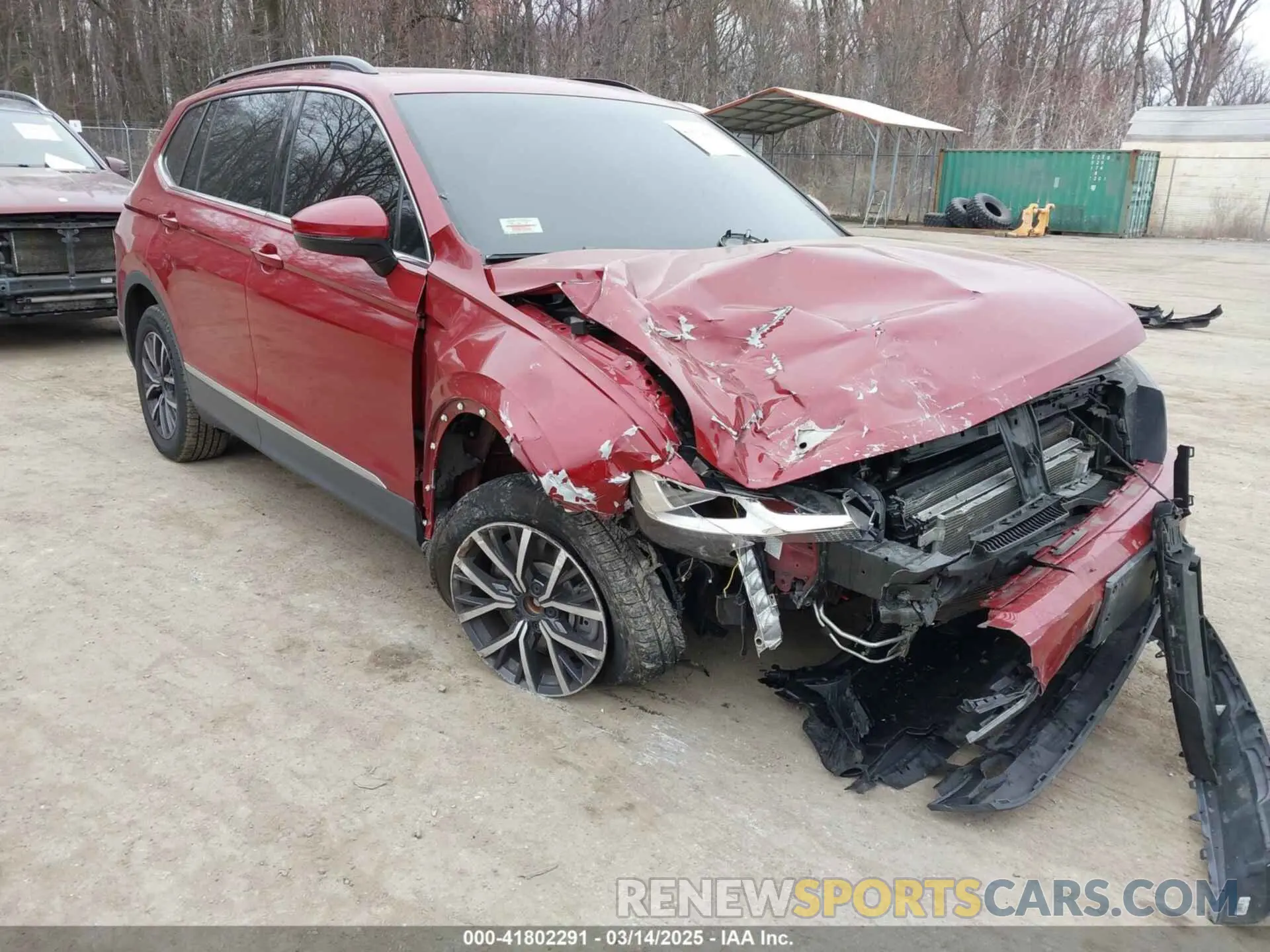 1 Photograph of a damaged car 3VV2B7AX2LM018722 VOLKSWAGEN TIGUAN 2020