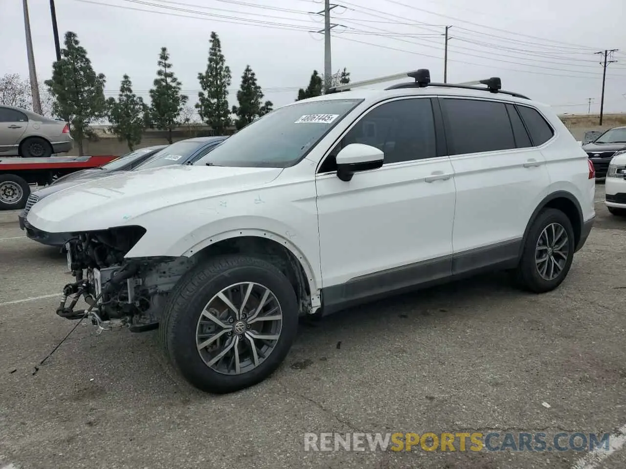 1 Photograph of a damaged car 3VV3B7AX3LM019348 VOLKSWAGEN TIGUAN 2020