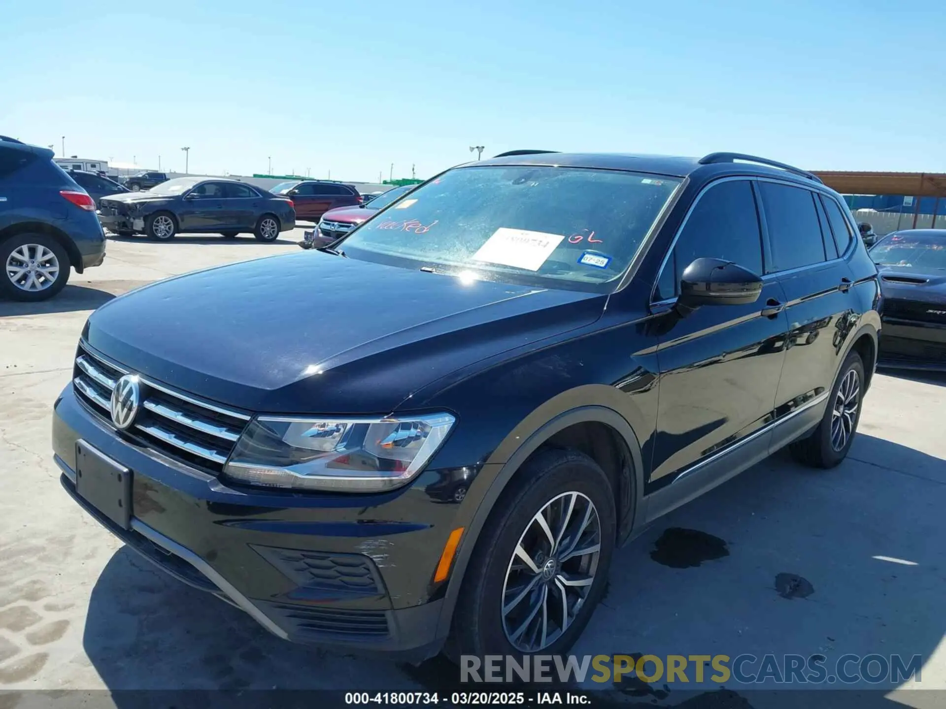 2 Фотография поврежденного автомобиля 3VV3B7AX6LM071413 VOLKSWAGEN TIGUAN 2020
