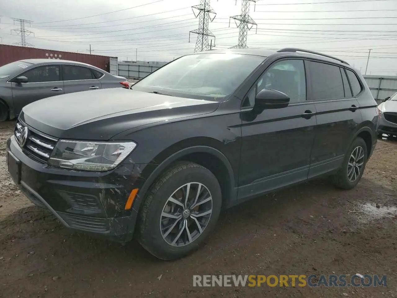 1 Photograph of a damaged car 3VV0B7AX2MM000813 VOLKSWAGEN TIGUAN 2021