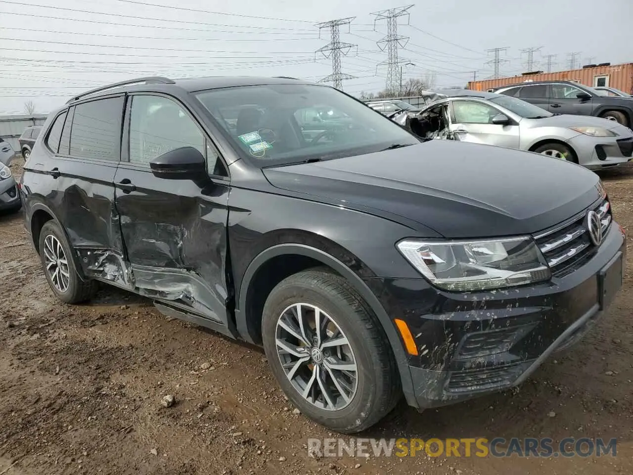 4 Photograph of a damaged car 3VV0B7AX2MM000813 VOLKSWAGEN TIGUAN 2021