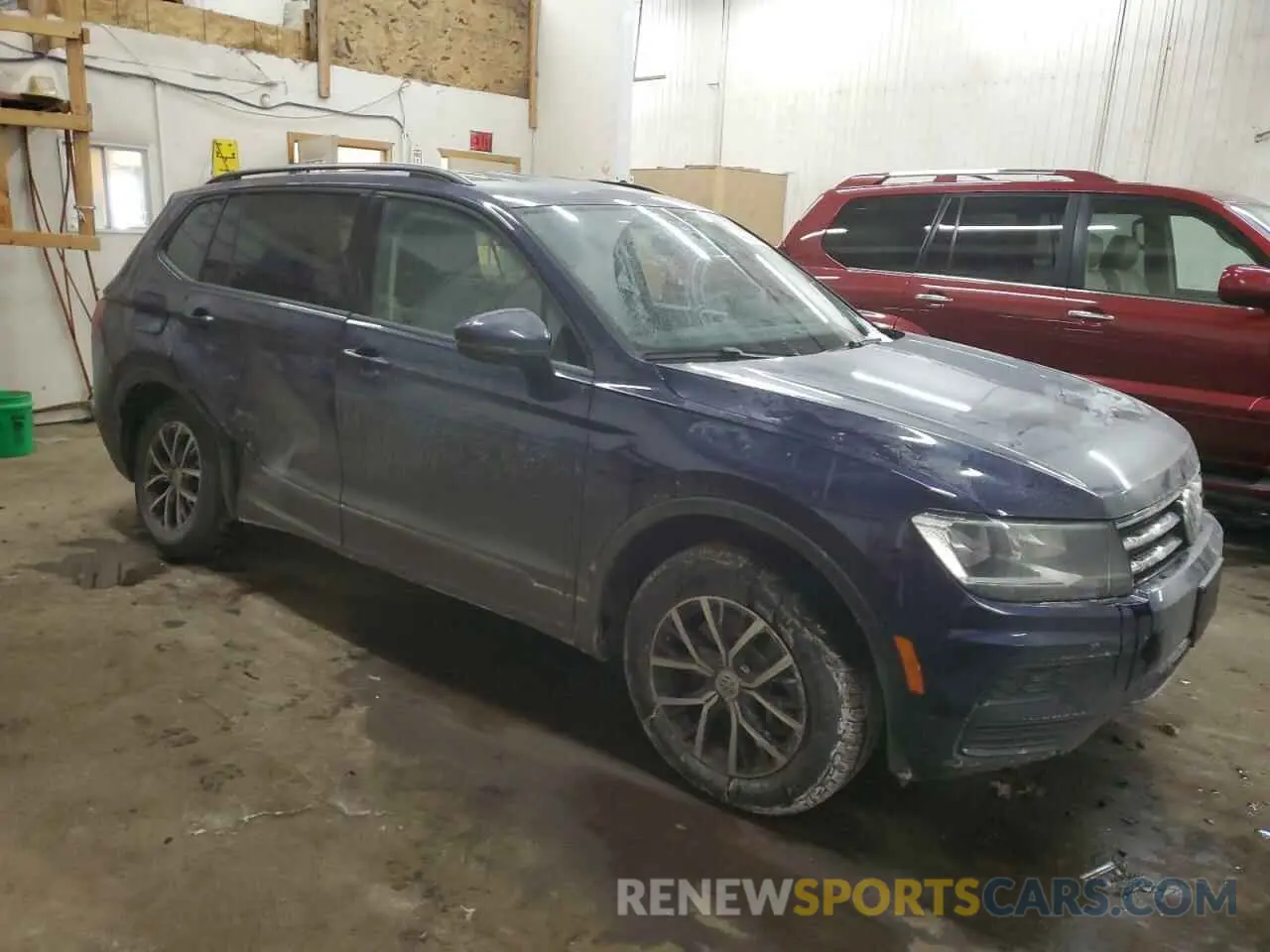 4 Фотография поврежденного автомобиля 3VV0B7AX3MM142099 VOLKSWAGEN TIGUAN 2021
