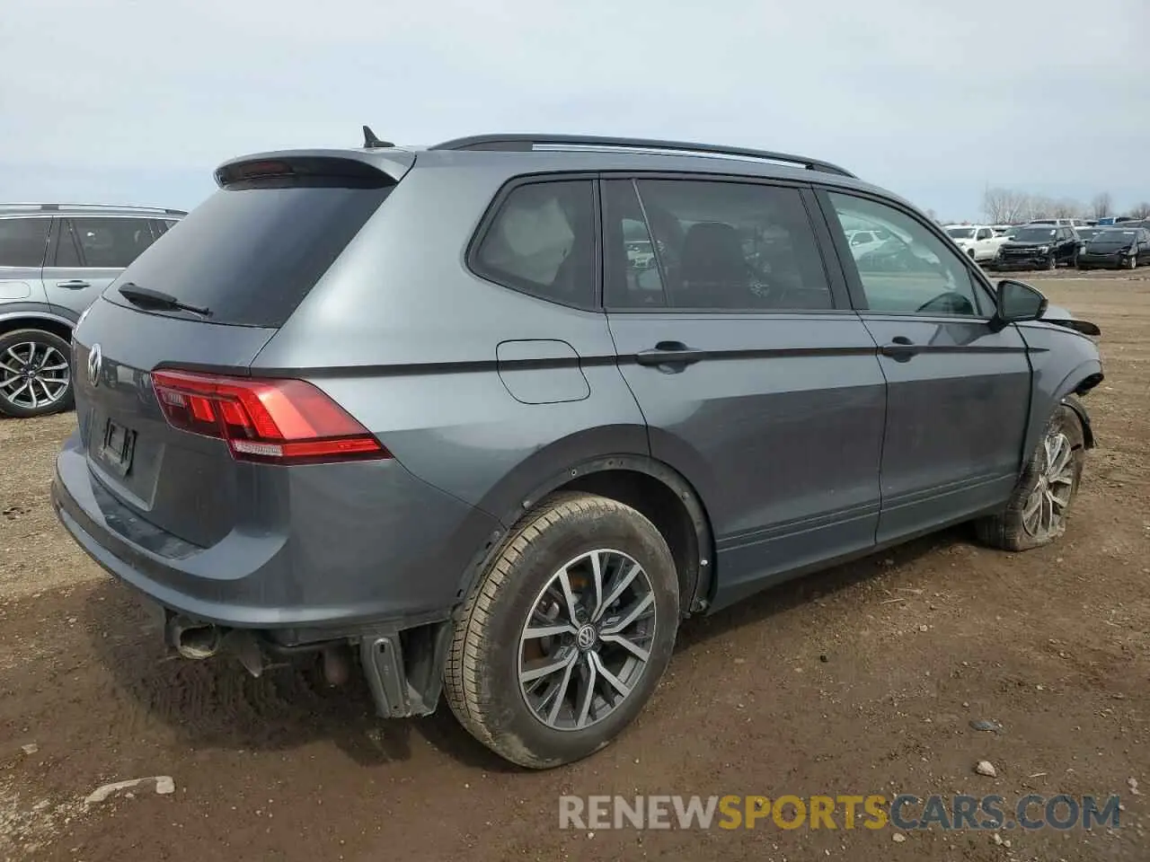 3 Фотография поврежденного автомобиля 3VV1B7AX1MM012505 VOLKSWAGEN TIGUAN 2021