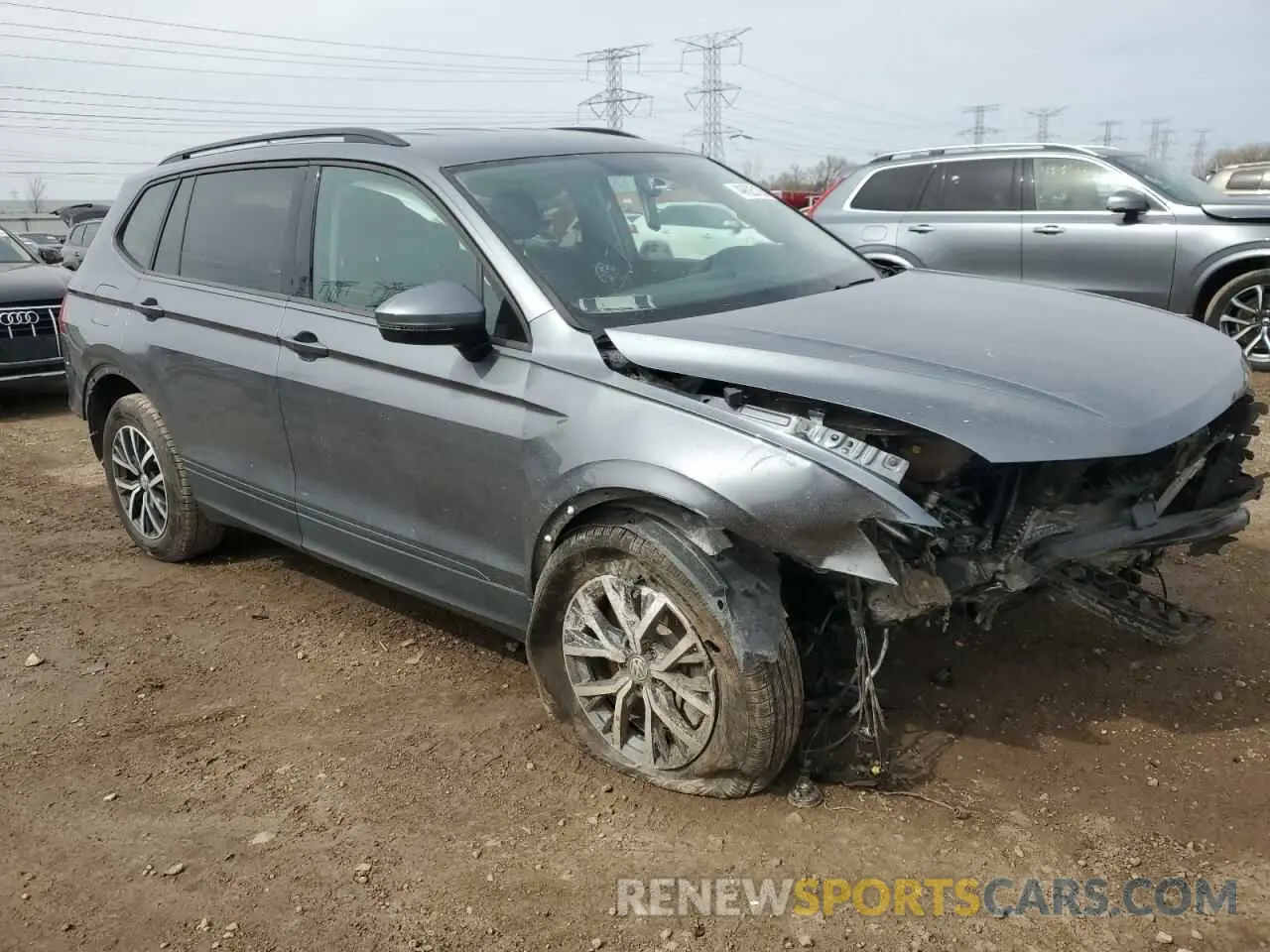4 Фотография поврежденного автомобиля 3VV1B7AX1MM012505 VOLKSWAGEN TIGUAN 2021