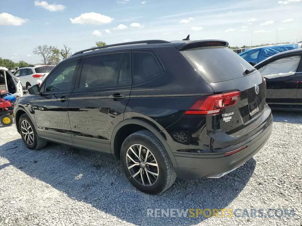 2 Photograph of a damaged car 3VV1B7AX1MM066726 VOLKSWAGEN TIGUAN 2021